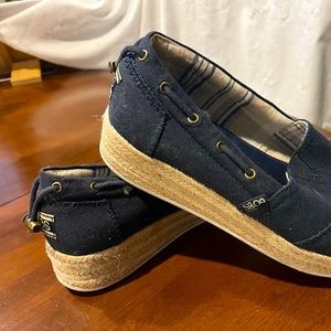 Bob’s (Skechers) Espadrille Navy Blue 9